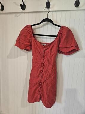 Abercrombie & Fitch Red Dress Small Petite
